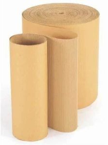 Corrugated Paper Roll - Color: Brown