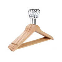 Anti-Theft Wooden Clothes Hanger