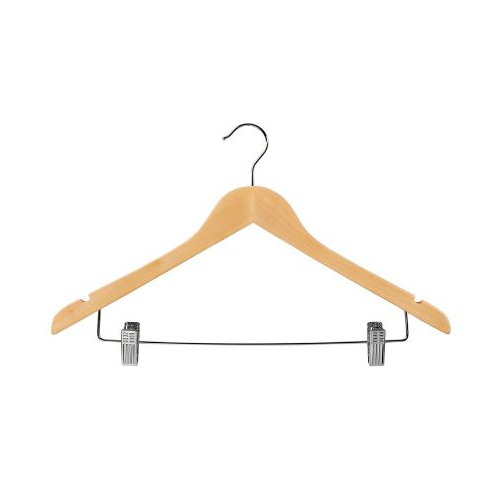 Wooden Clip Hanger - Color: Brown