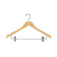 Wooden Clip Hanger - Color: Brown