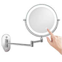 Led Bathroom Shaving Mirror - Color: Transparent