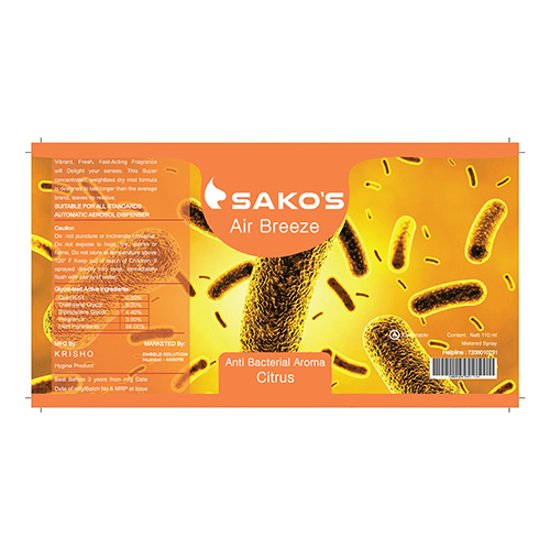 Anti Bacterial Sticker - Color: Multi Colour