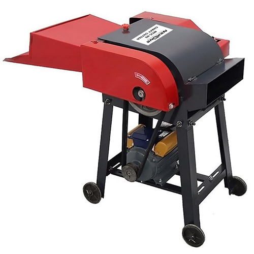 Neptune Portable Chaff Cutter Machine, Professional Chaff Cutter Machine With 3 Hp Motor - Color: Red And Black