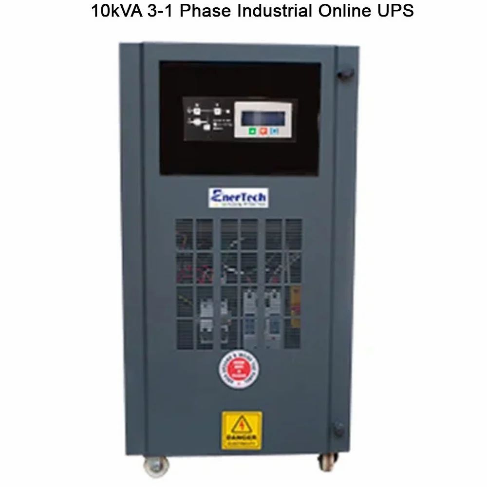 Enertech 10kVA 3-1 Phase Industrial Online UPS