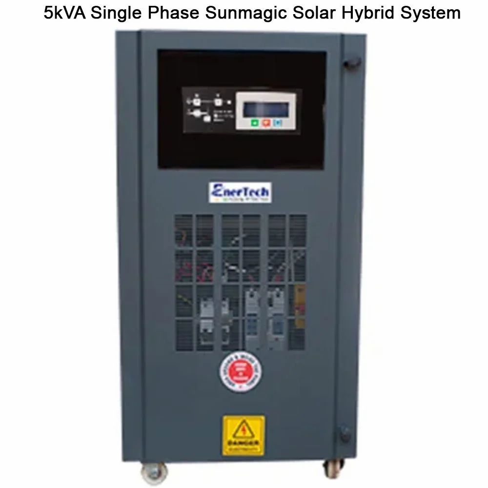 5Kva Single Phase Sunmagic Solar Hybrid System, For Industrial - Application: Commercial