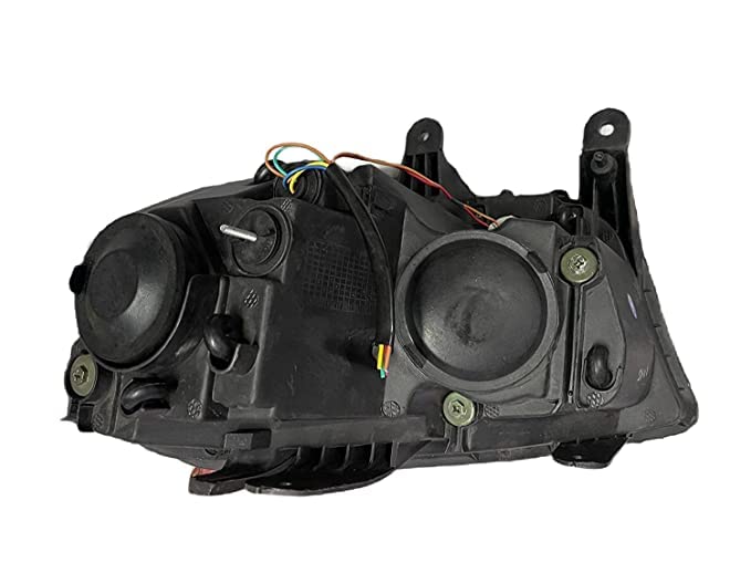 K D Headlight For Mahindra Scorpio S2/s10/s11/ S9/ S12/ S7 (All S Variants) Without Projector | Halogen - Body Material: Plastic