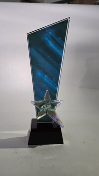 Star Crystal Trophy - Color: All Colors