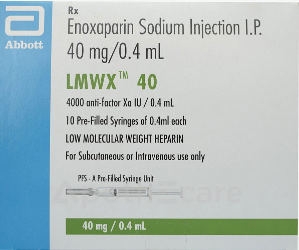 LMWX-40 Enoxaparin Injection 40 mg/0.04 ml