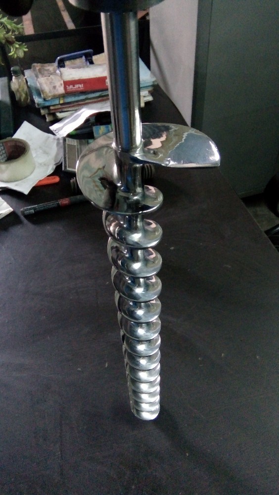Conveyor Auger Screw - Color: Silver
