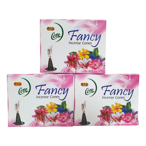 CONE COLLECTION White MIX in 1DZ-  LILY, LAVENDER, SWEET MUSK, FANCY