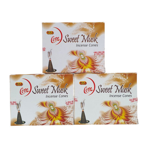 CONE COLLECTION White MIX in 1DZ-  LILY, LAVENDER, SWEET MUSK, FANCY