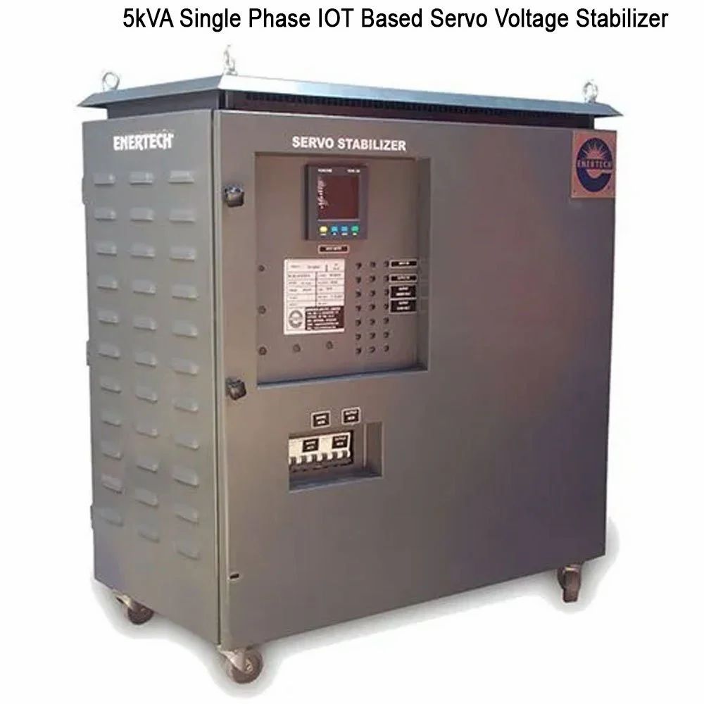 5kVA Single Phase IOT Based Servo Voltage Stabilizer
