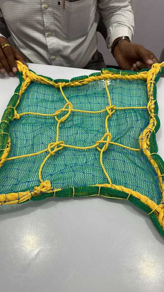 4 MM Yellow With Fish Net With Monofilament Triple Layer