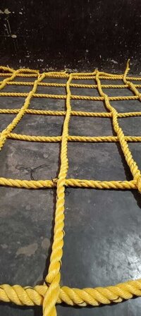 Yellow Rope Net - Hole Shape: Square