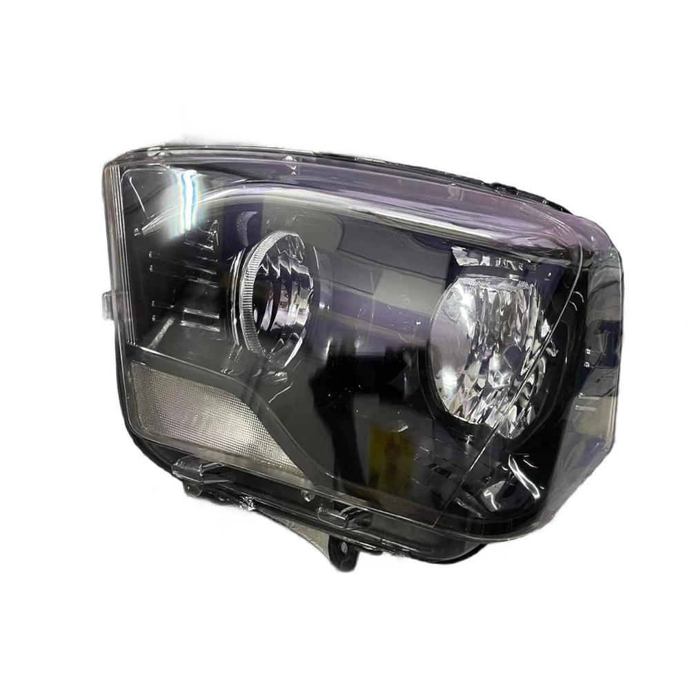 K D Headlight For Mahindra Scorpio (White) 2014-now (No Projector) ( Without Adjustable Motor) - Body Material: Plastic