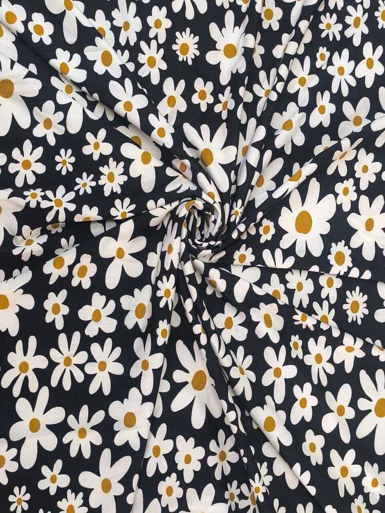 Super Malai Print Polyester Lycra Fabric