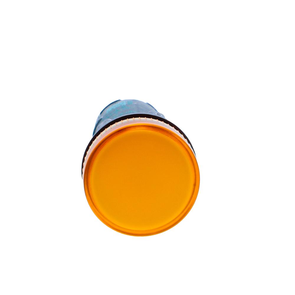 XB7EV05MPN-Monolithic pilot light, Harmony XB5N XB7N, plastic, yellow, 22mm, LED, 230V AC