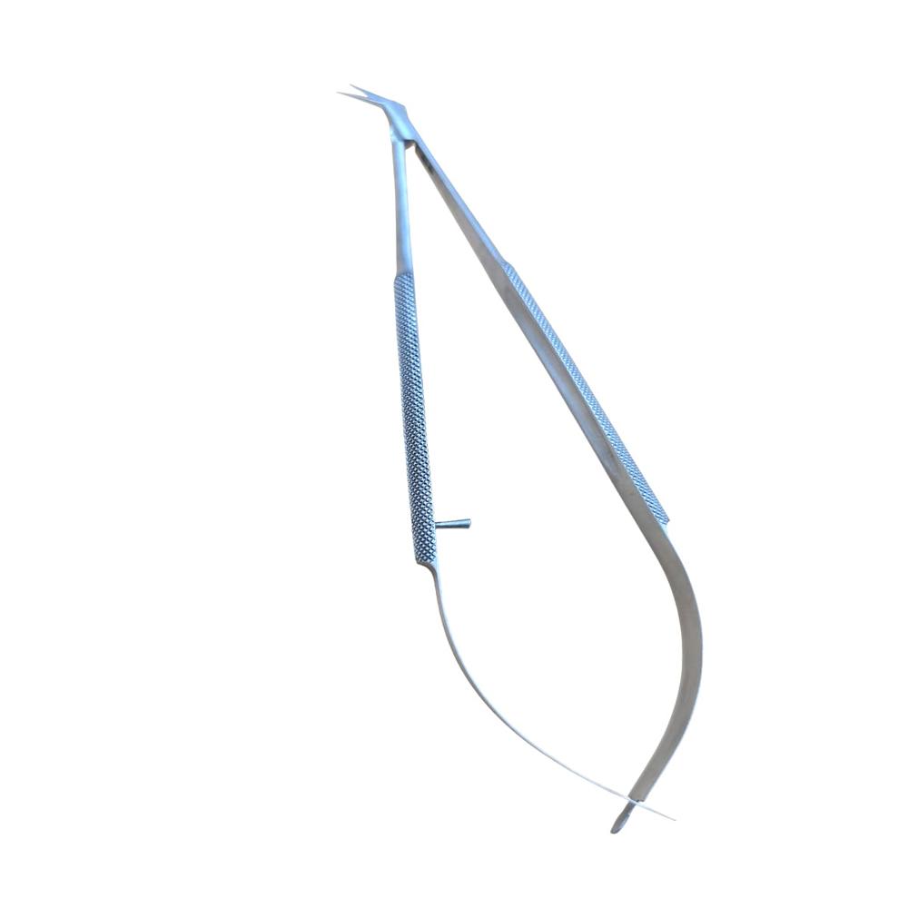 Micro Scissor Round Body Tip 45 Degree 7 Inch Surgical Instrument - Operating Type: Manual