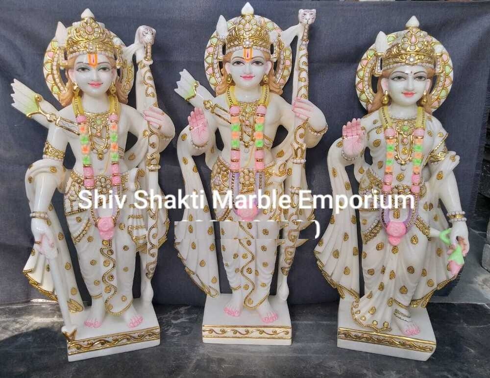 Ram Darbar Marble Statue - Color: Customized