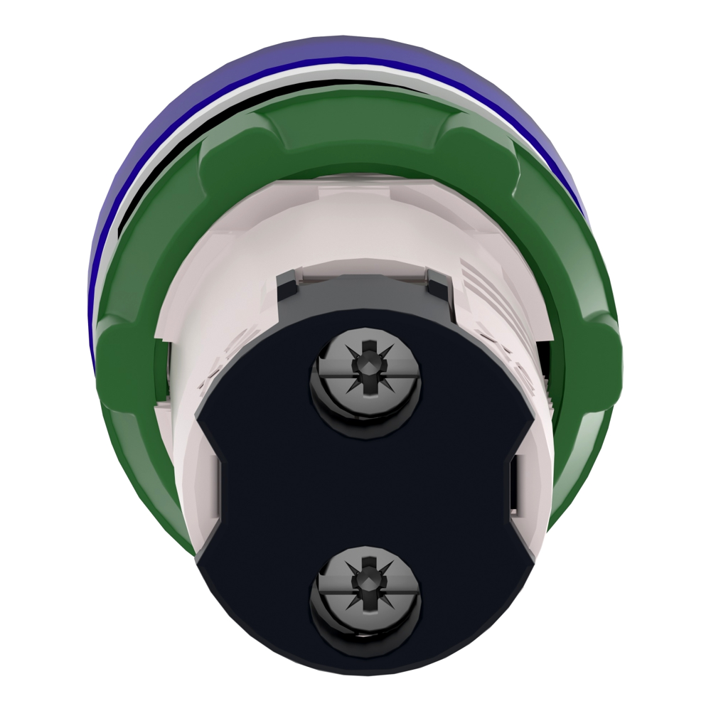 Xb7ev06bpn-monolithic Pilot Light, Harmony Xb5n Xb7n, Plastic, Blue, 22mm, Led, 24v Ac Dc - Color: Blue