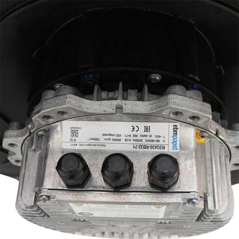 ebmpapst R3G630-RB32-71 380-480V AC 1300RPM 2800W AHU Air Handling Unit Precision Air Conditioner Centrifugal Cooling Fan