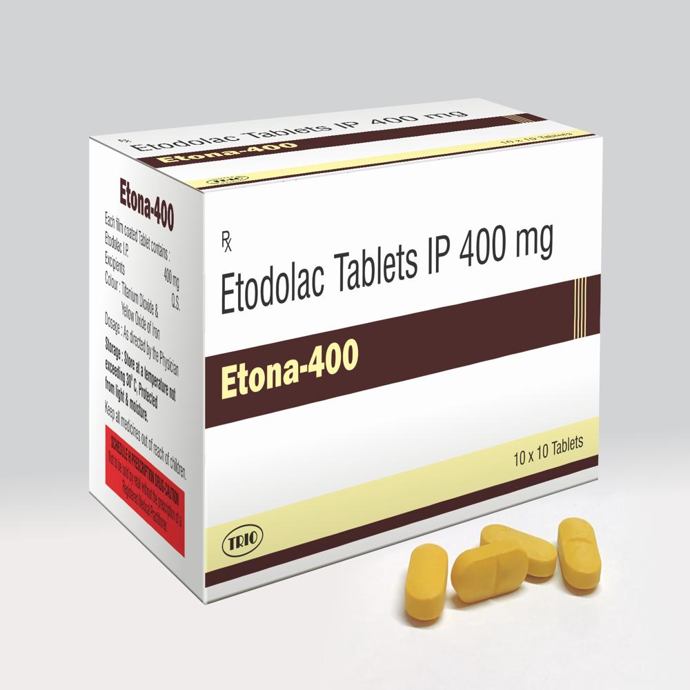 Etodolac 400 Mg Tablets - Storage Instructions: Dry And Cool Place