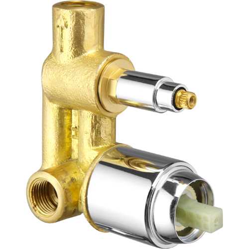 01_40Mm Divertor Body Brass Divertor - Color: Golden
