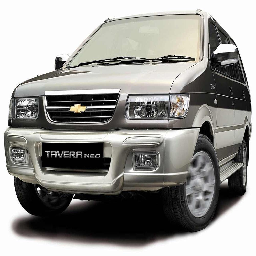 K D Headlight Assembly For Chevrolet Tavera Type 1 ( Without Adjustable Motor) - Body Material: Plastic