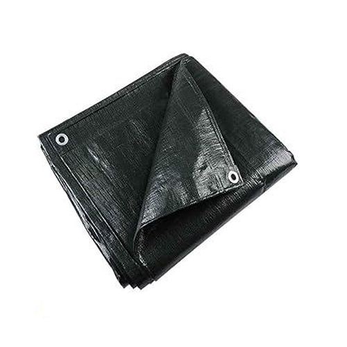 Black Hdpe Tarpaulin - Tent Style: Plain