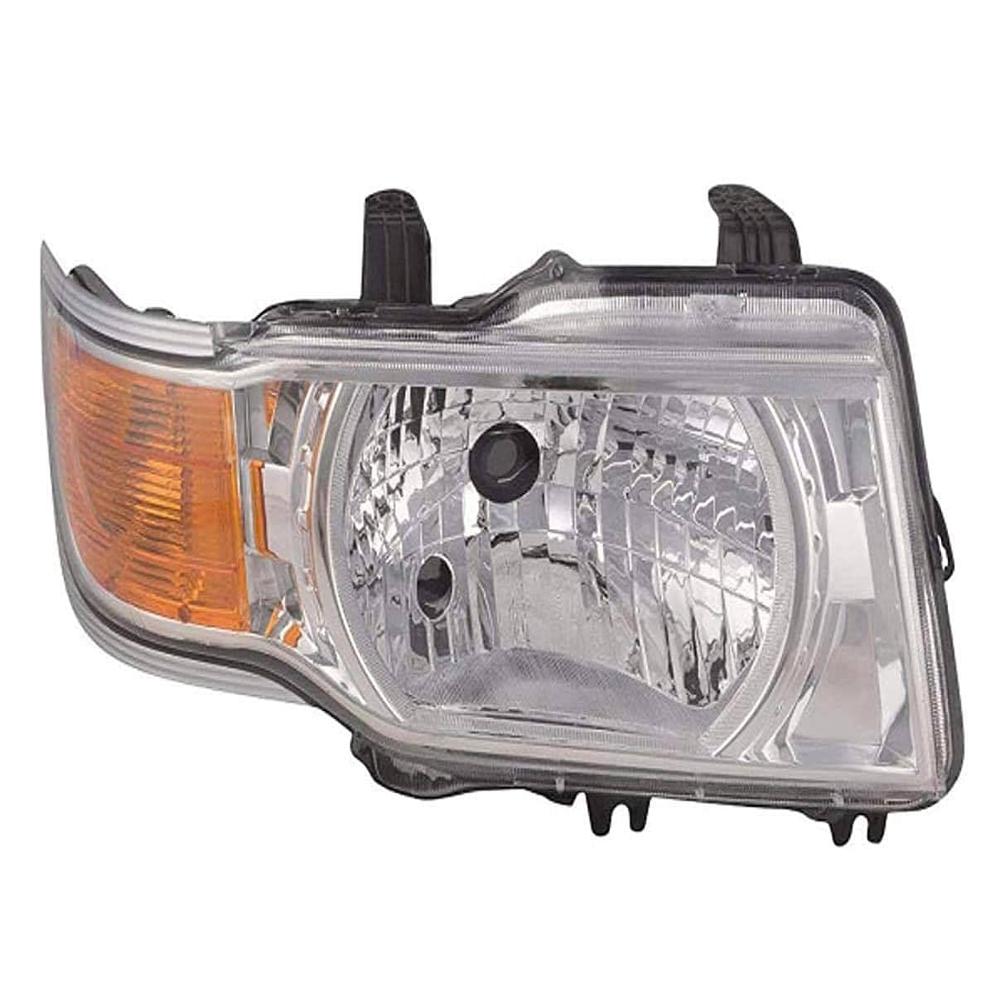 K D Headlight Assembly For Chevrolet Tavera Type 2 ( Without Adjustable Motor) - Body Material: Plastic