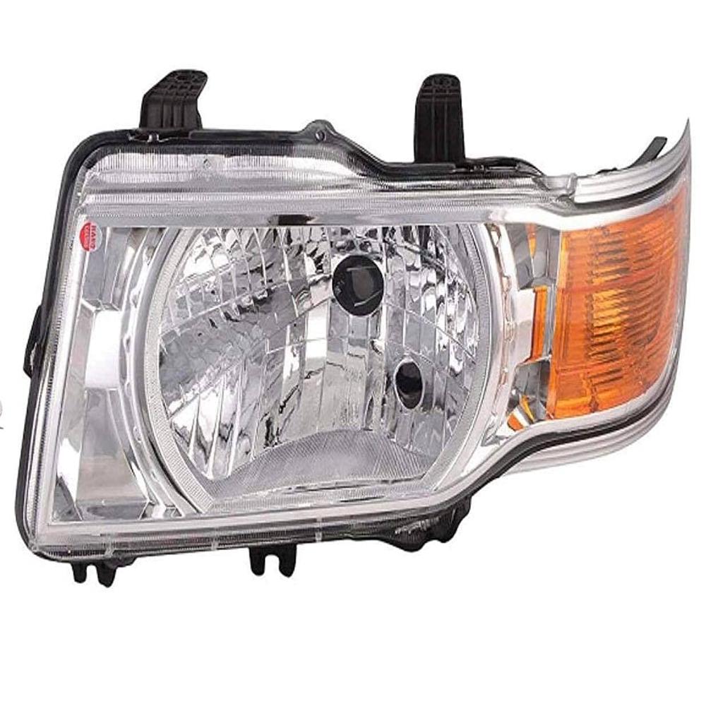 K D Headlight Assembly For Chevrolet Tavera Type 2 ( Without Adjustable Motor) - Body Material: Plastic