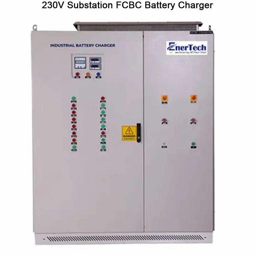 EnerTech 230V Substation FCBC Battery Charger, 100 Amp