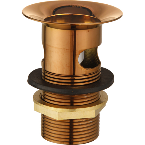Wc-3606F Pvd Rose Gold Waste Couplings - Shape: Round