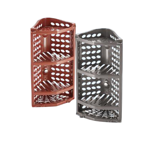 Rp011 Nano Jambo Multipurpose Corner Rack - Color: Brown And Black