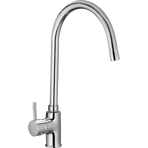 Mr-544 Single Lever Sink Mixer Table Mount - Color: Silver
