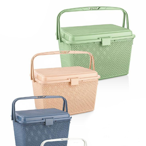 Comet Plastic Shopping Basket - Color: Multicolor