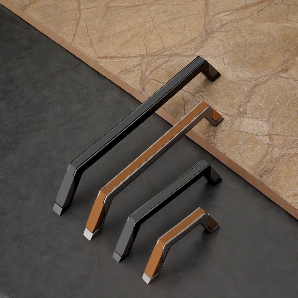 Aluminum Door Handle - Color: Gray/Rainbow