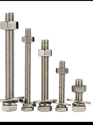 Stainless Steel Fastener - Color: Black