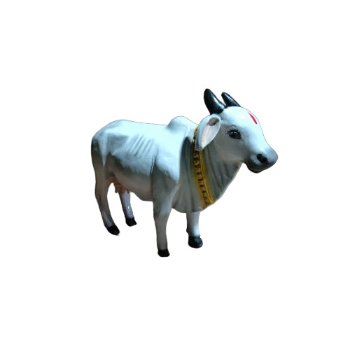 Fiber Cow Statue - Color: Multi Colour