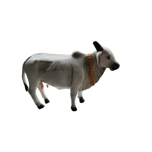 Fiber Cow Statue - Color: Multi Colour