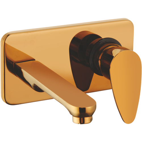 Flr-1139 Single Lever Basin Mixer Wall Mounted - Color: Bronze