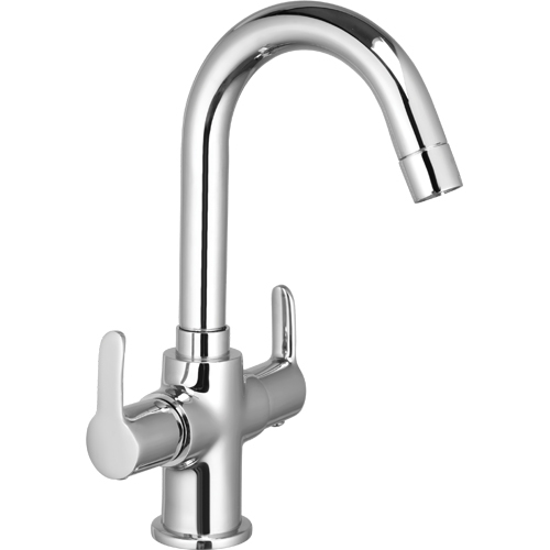 Ul-1529 Centre Hole Basin Mixer - Color: Silver