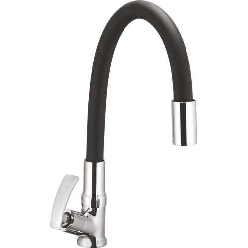 Vg-2507 Swan Neck Flexible Spout - Color: Silver & Black
