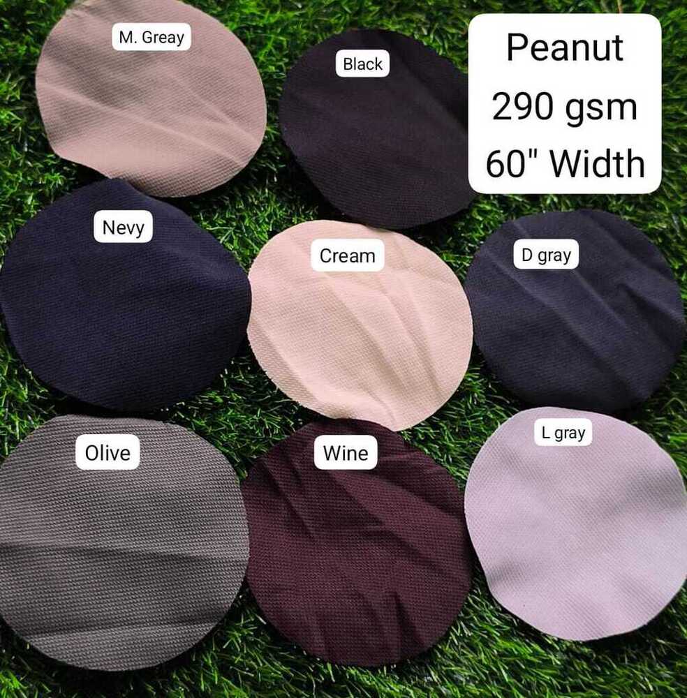 Peanut Polyester Lycra Fabric