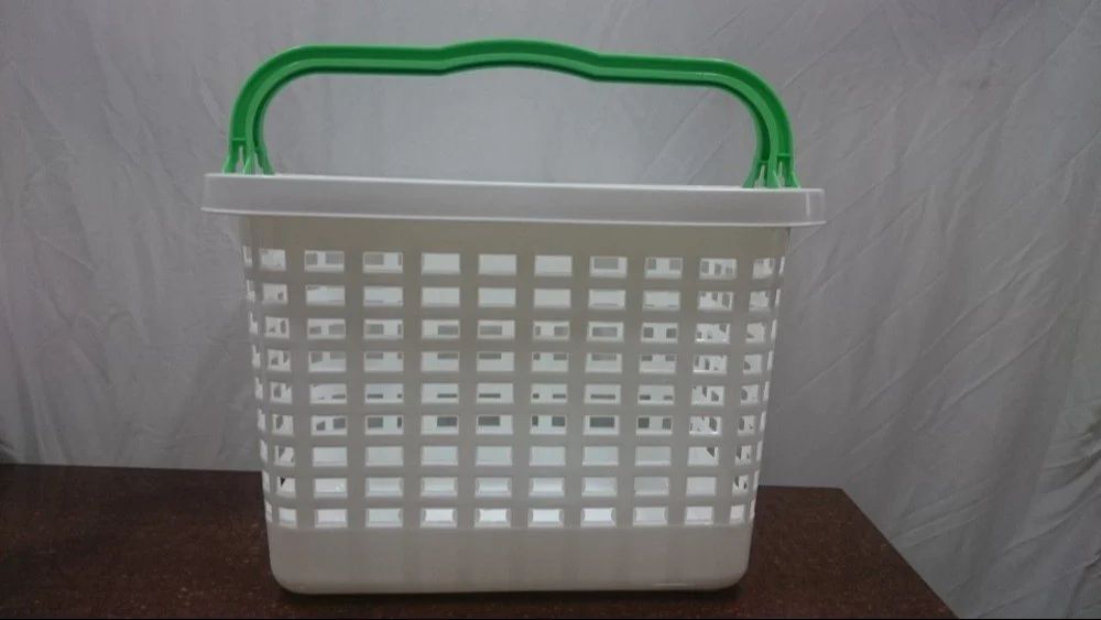 Plastic Shopping Basket - Color: As Per Requirement