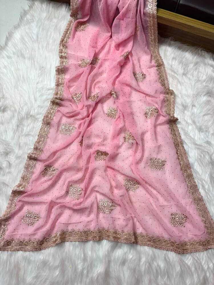 heavy pure soft designer saree