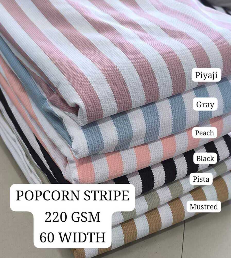 Popcorn Polyester Lycra Fabric