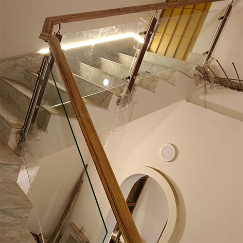 Stair Glass Railing