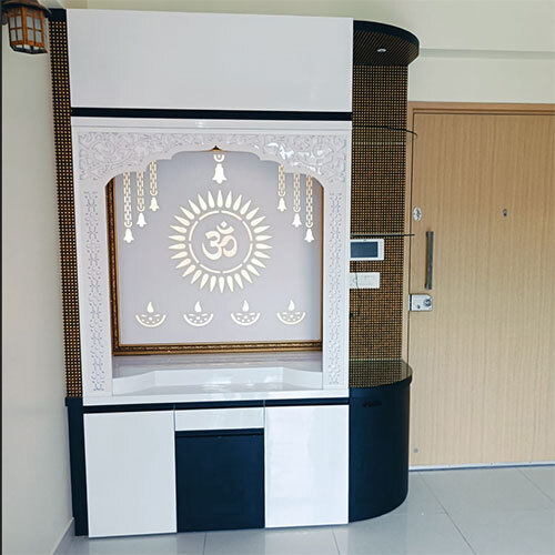 Pooja Stand - Color: Brown