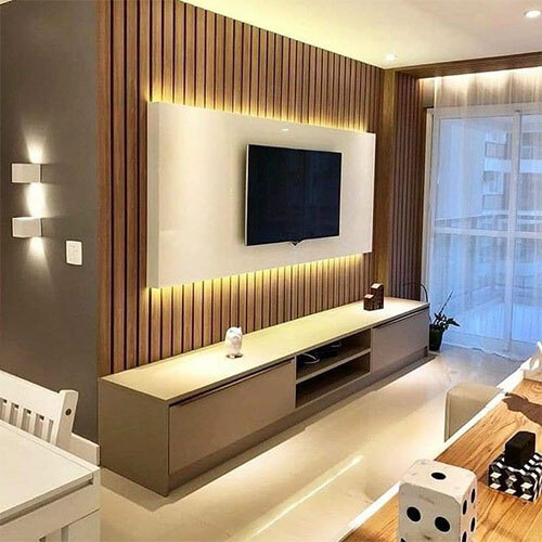 Tv Unit - Color: Brown